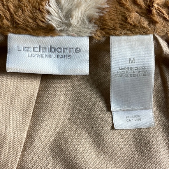 Vintage Fuzzy Animal Print Jacket Leather Collar - Picture 10 of 16